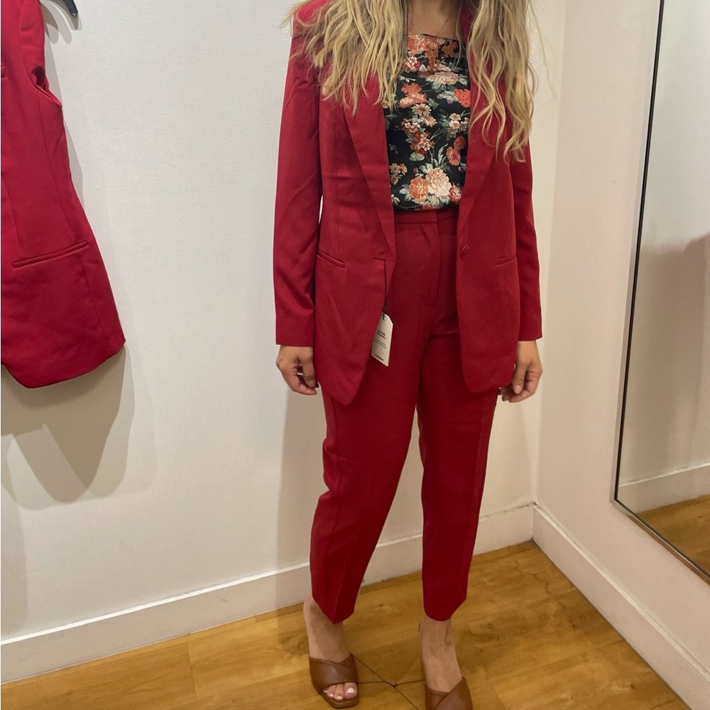 Express Red Women's Pantsuit